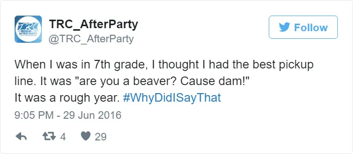 #whydidisaythat