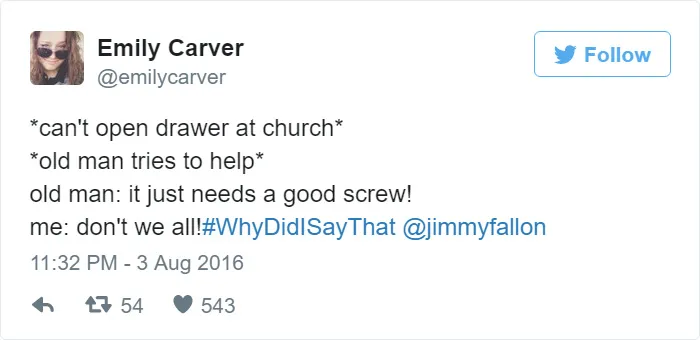 #whydidisaythat