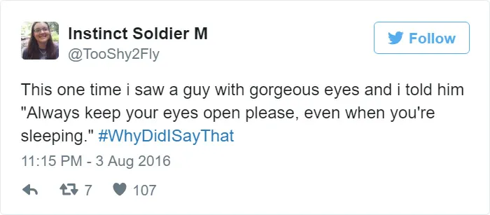 #whydidisaythat