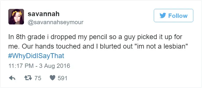 #whydidisaythat