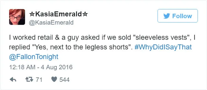 #whydidisaythat