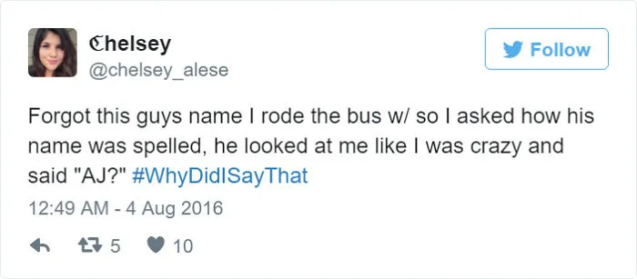 #whydidisaythat