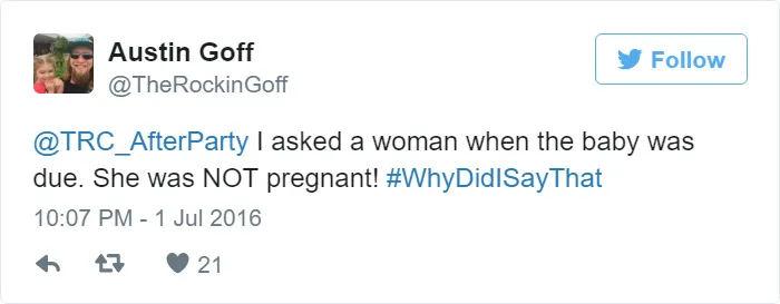#whydidisaythat