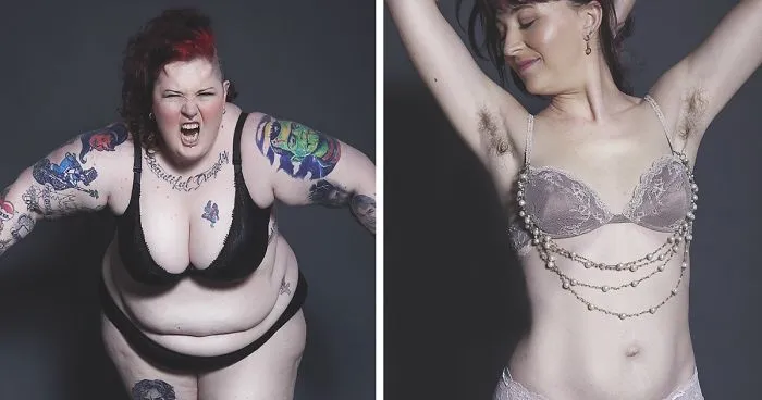 100 Women Reveal What's Underneath Their Clothes To Fight Beauty Stereotypes