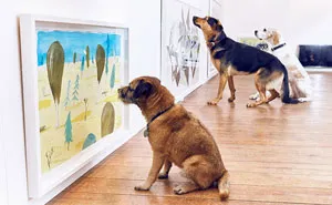 World's First Art Exhibition For Dogs