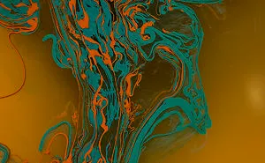 Paint And Water Make Abstract Photos