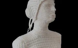 I Make Life-Size Crocheted Sculptures With Elements Of Realism