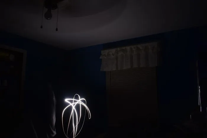 Just Got A New Camera, Just Fooling Around With Light Writing.