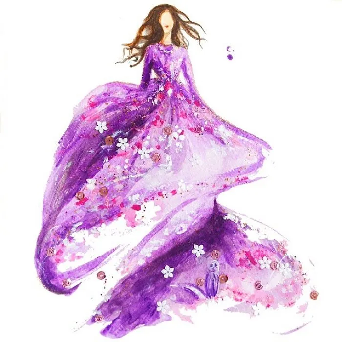 Nail Polish Turned Into Fashion Fantasy