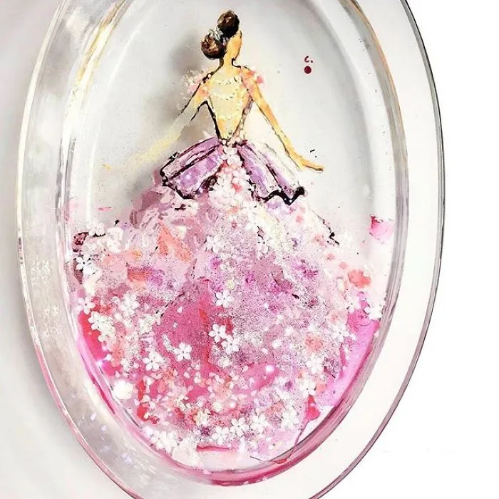 Nail Polish Turned Into Fashion Fantasy