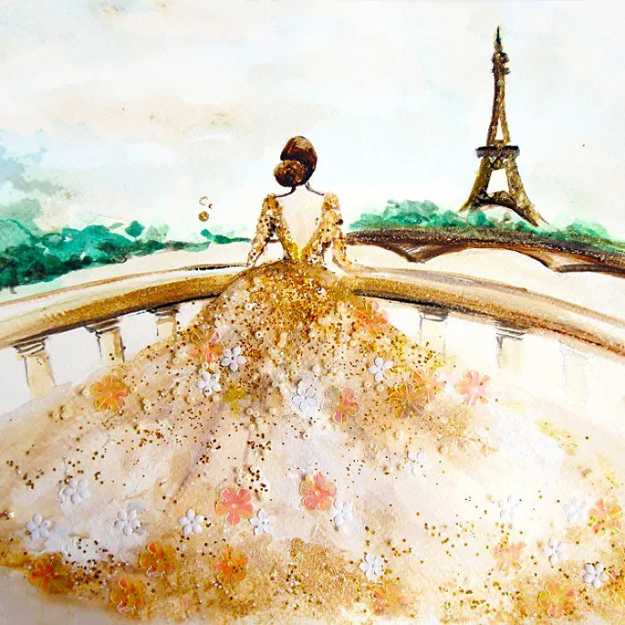 Nail Polish Turned Into Fashion Fantasy