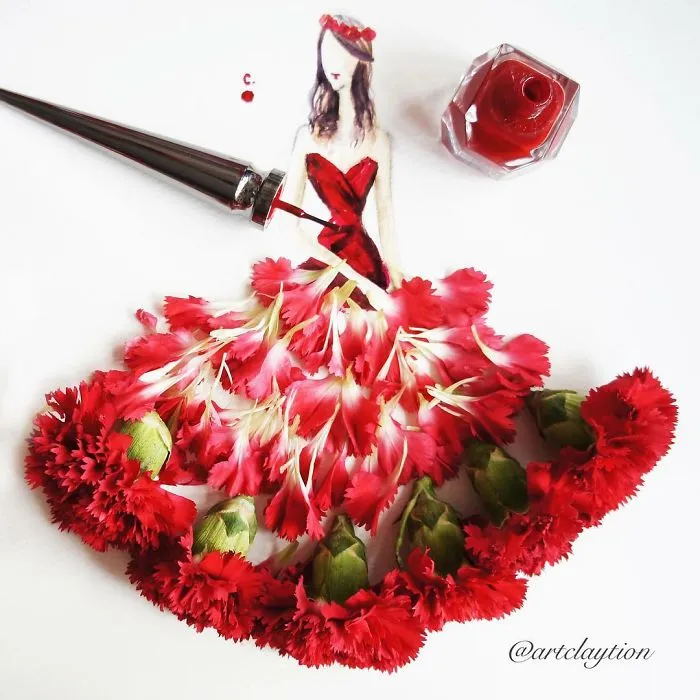 Nail Polish Turned Into Fashion Fantasy