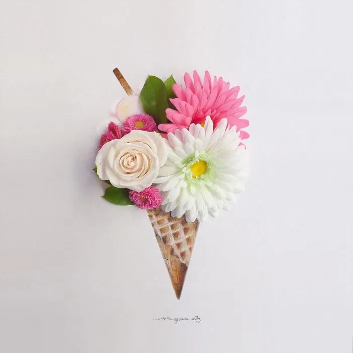 I Turn Flowers & Everyday Objects Into Art