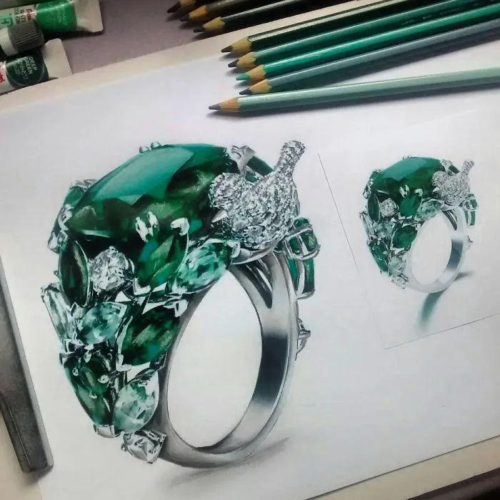 I Paint Hyperrealistic Diamonds