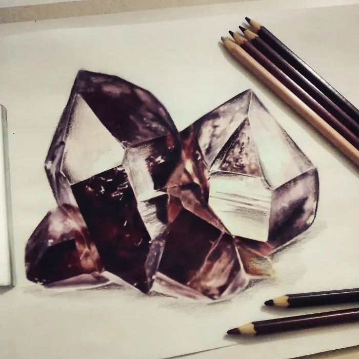 I Paint Hyperrealistic Diamonds