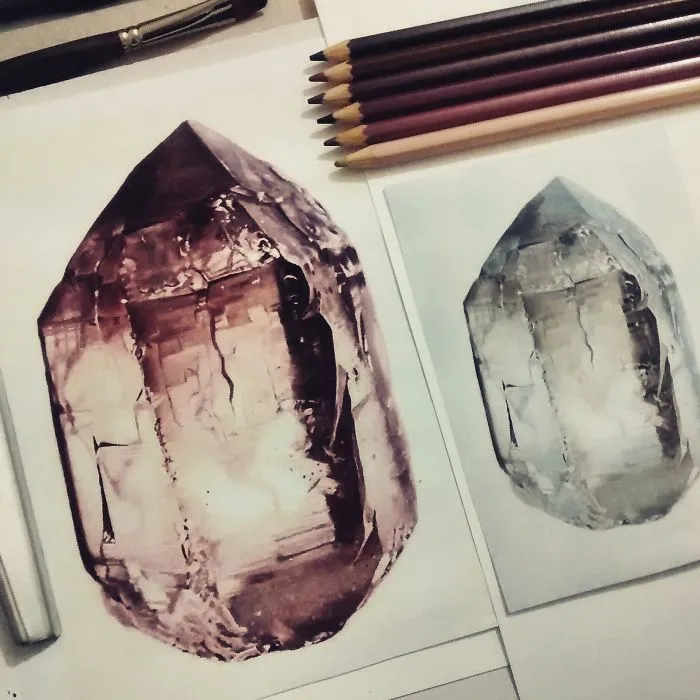 I Paint Hyperrealistic Diamonds
