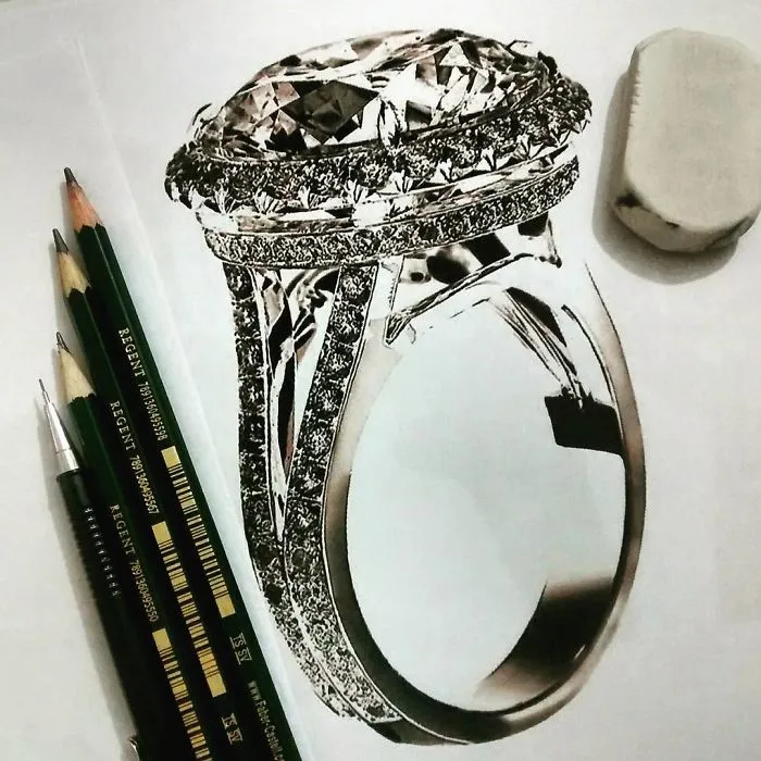 I Paint Hyperrealistic Diamonds