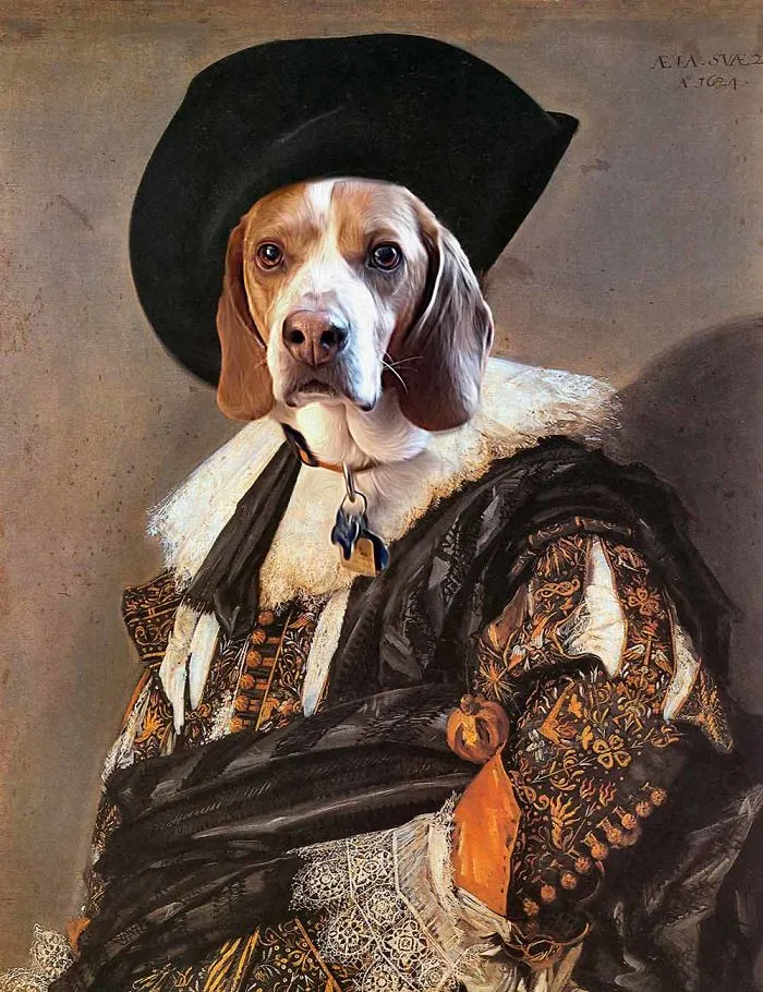 The Laughing Cavalier - The Barking Canine-peer"