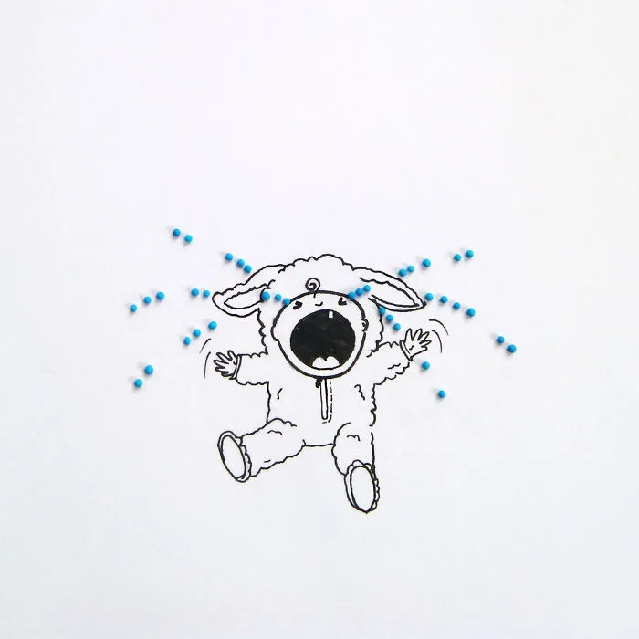 100 Days Of Tiny Things: I Find Small Objects Around Me And Turn Them Into Art