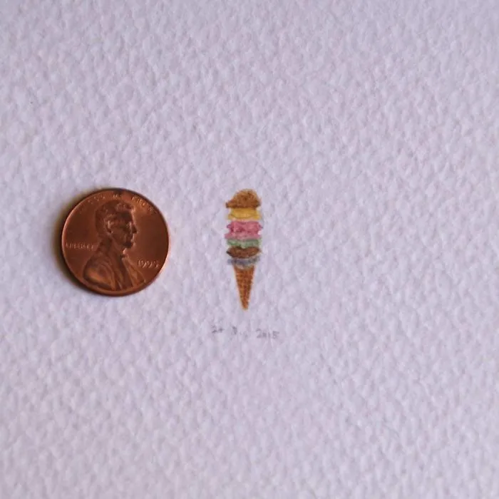 I Create Miniature Watercolors To Inspire People Just Like They Did To Me