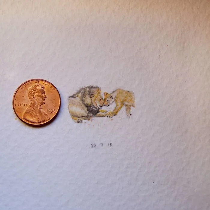 I Have Been Painting Miniature Watrcolours For Almost A Year