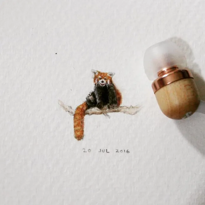 I Have Been Painting Miniature Watrcolours For Almost A Year