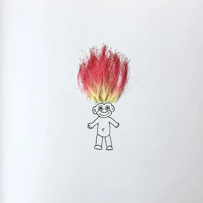 100 Days Of Tiny Things: I Find Small Objects Around Me And Turn Them Into Art