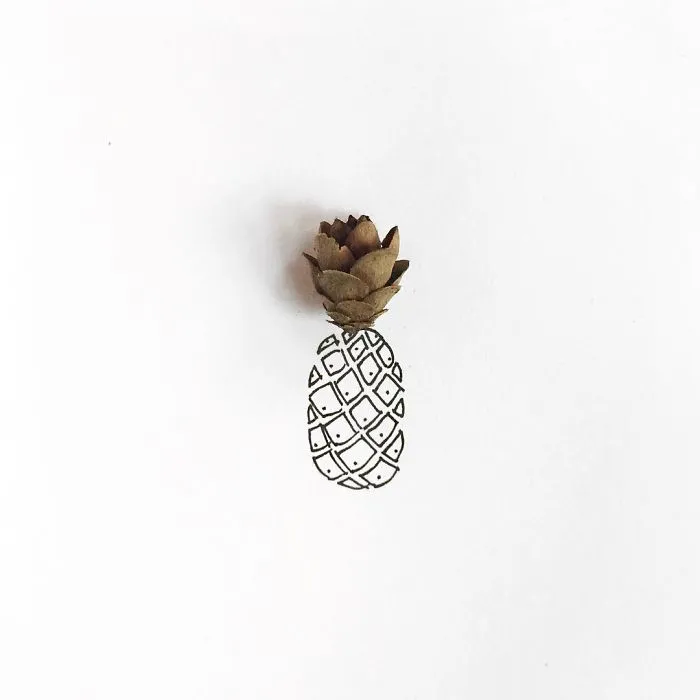 100 Days Of Tiny Things: I Find Small Objects Around Me And Turn Them Into Art