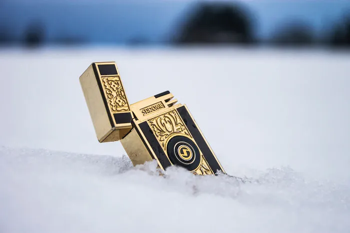 Cold Lighters In The Snow - Photographs