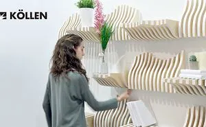 Interactive Furniture: Köllen Bookshelf Collection