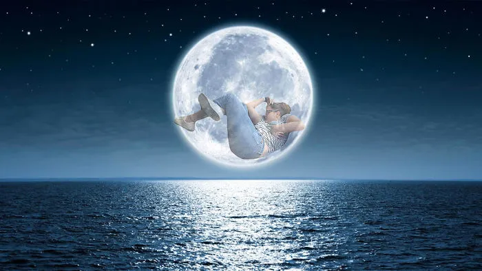 Woman In The Moon