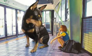 I Paint My Dog As A Giant To Show How Big Of A Part In My Life He Is
