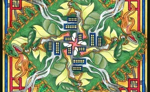 I Create Wicked Coloring Material By Combining Mandalas And Monsters