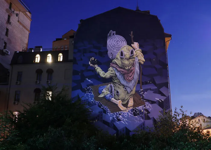 I Spent 5 Days Wandering Around Kiev To Capture Its Spirit Through Street Art