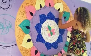 My Passion Is Painting Mandalas On Walls