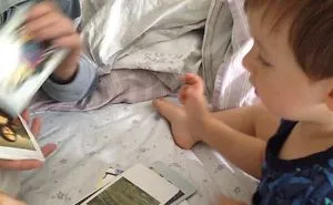 Art Lesson With 2 Years Old