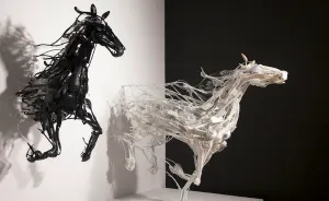 I Recycle Used Plastic Into Sculptures
