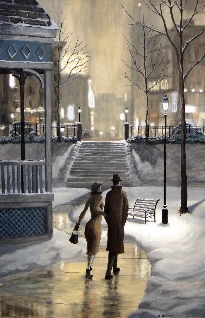 "the Shortcut" By Dave Rheaume.  Acrylic On Canvas.  Www.daverheaume.com