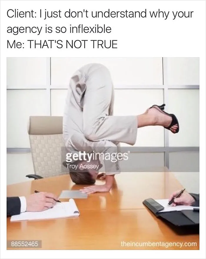 What's It Like To Work At Ad Agency Hilariously Explained With Stock Photos