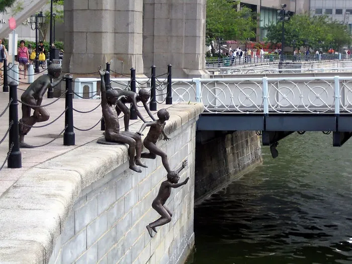 People Of The River By Chong Fah Cheong, Singapore