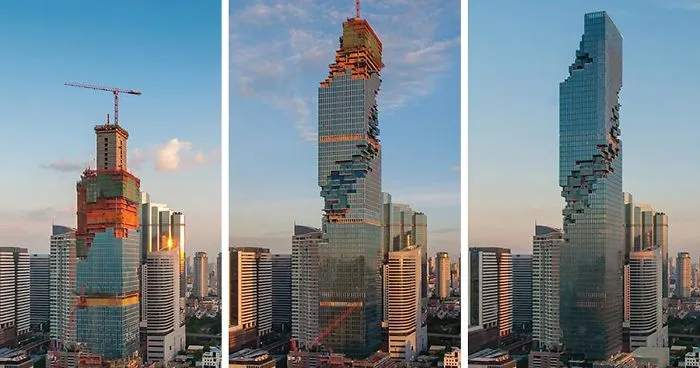 Thailand's New Tallest Skyscraper Just Opened, But It Looks Like It's Missing Some Pixels