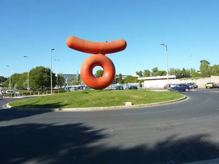 The "donut Sausage"  As We Call It.  Near The Montpellier  University  (france)