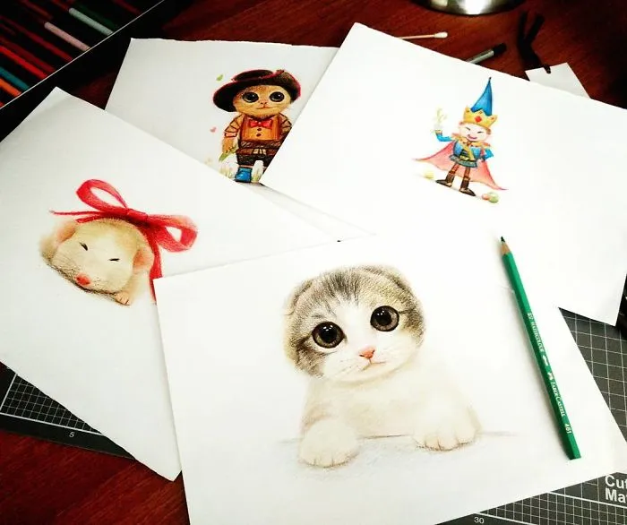 I Draw Furry Adorable Animals To Cure Unhappiness