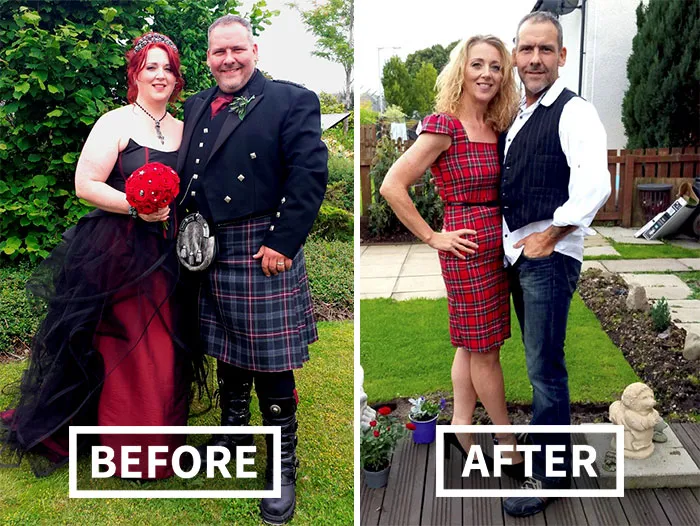 52 Before-And-After Photos Of Couples Losing Weight Together
