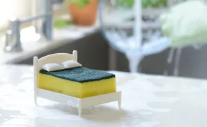 This Sponge Holder Is A Miniature Bed So That Your Sponge Could Have Some Rest
