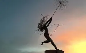 I Made This Fairy Out Of Wire With My Bare Hands.