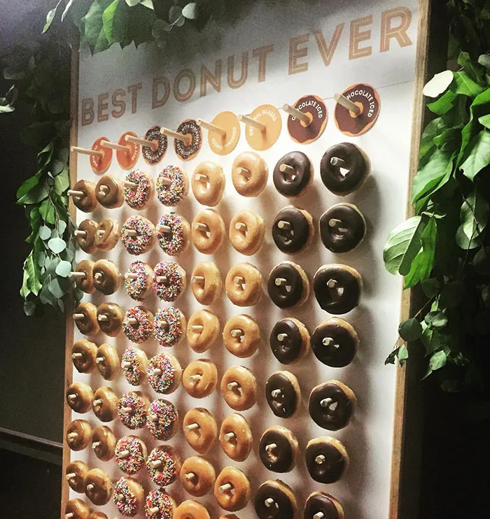 Donut Walls Is The Newest Wedding Trend That Will  Win Over Your Guests' Hearts