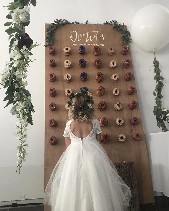 Donut Walls Is The Newest Wedding Trend That Will  Win Over Your Guests' Hearts