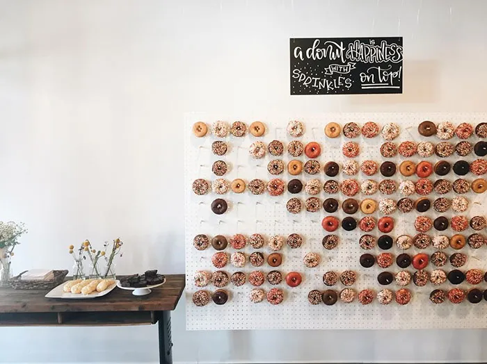 Donut Walls Is The Newest Wedding Trend That Will  Win Over Your Guests' Hearts