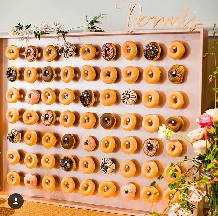 Donut Walls Is The Newest Wedding Trend That Will  Win Over Your Guests' Hearts